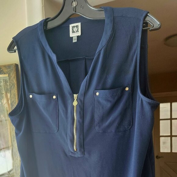 G2 - not exactly same as pic Anne Klein Serenity Knit comfort soft material Sz L - Picture 2 of 4